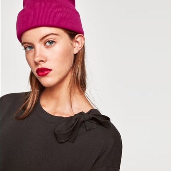 NWT Zara Gray Lightweight Sweatshirt Dress - Picture 5 of 6